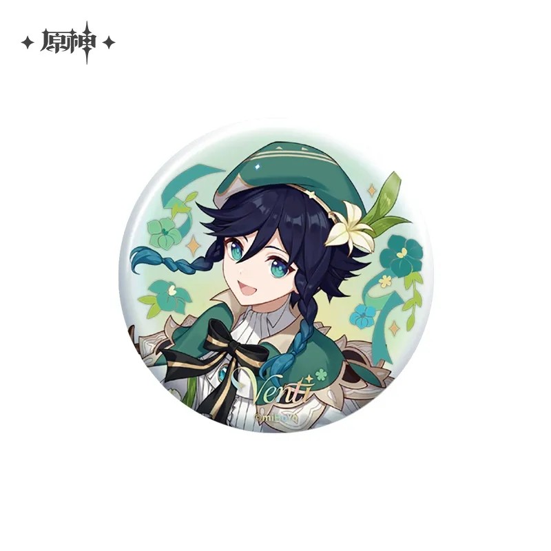 Official Genshin Impact Merchandise Collection: Badges, Pins, Standees, Keychains, Photo Cards, Pillows, Plush Toys, and Color Paper