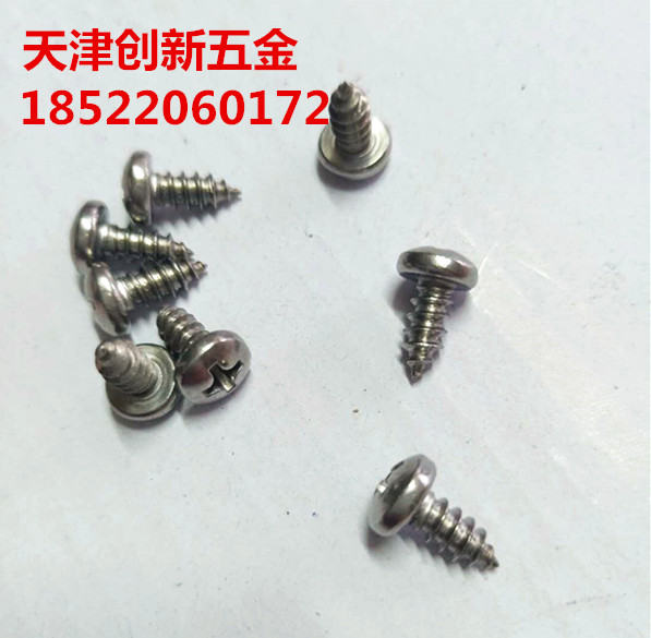 304 stainless steel disc head self-tapping screw stainless steel self tapping screw M4 2 * 10
