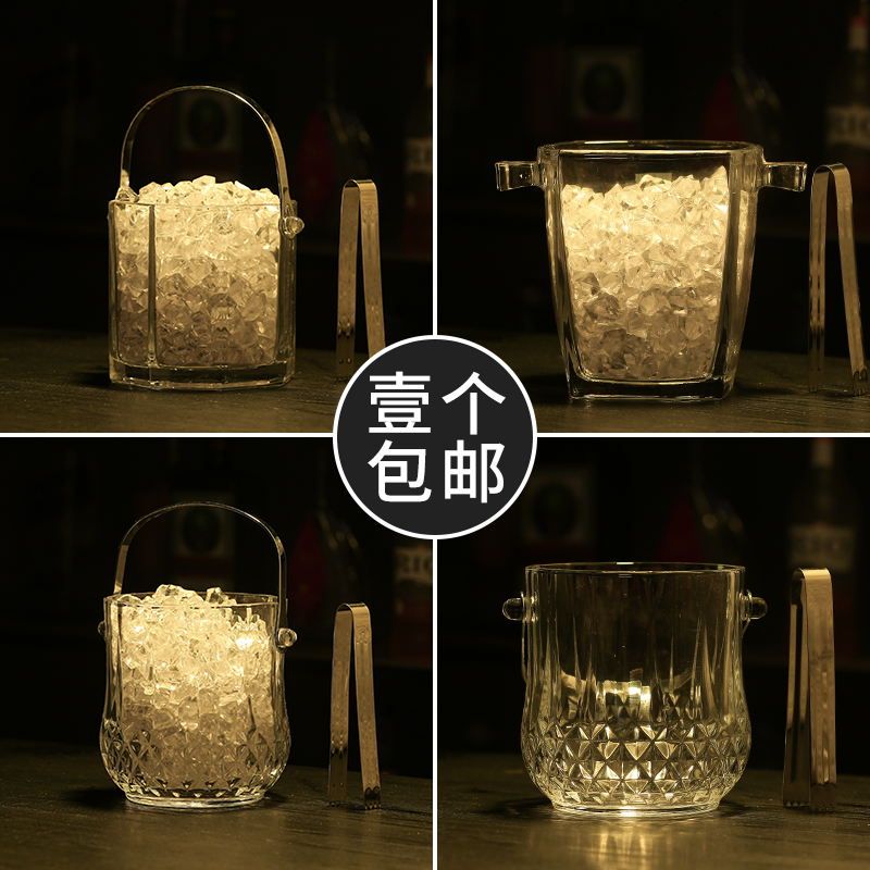 Send ice-nip glass insulated red wine beer Ice Bucket Home KTV Bar size Eurostyle Ice Ice Bucket Champagne Barrel