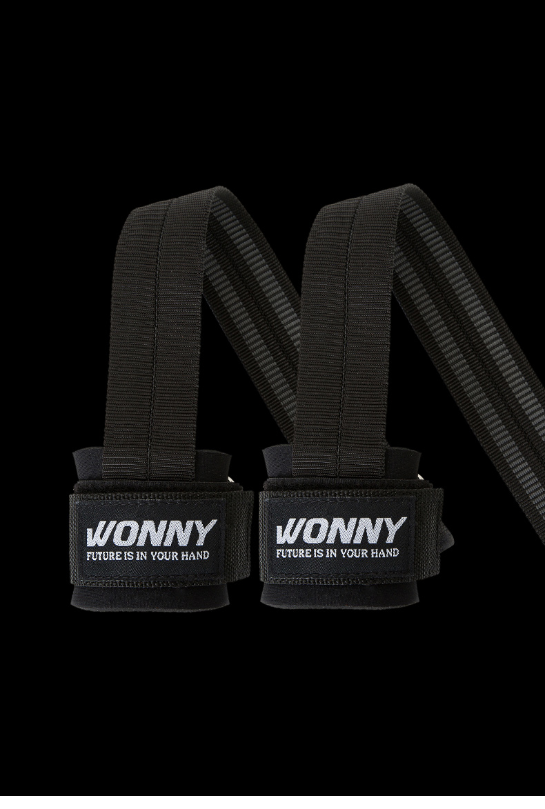 WONNY deadlift tăng cường tập thể dục kéo với đai chống trượt thể thao bảo vệ thiết bị đào tạo cổ tay đào tạo thiết bị đào tạo bó gối aolike