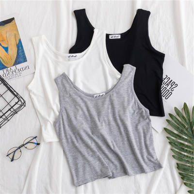 A 300-pound oversized loose halter top for women, a 240-pound slimming and form-fitting short crop top for women