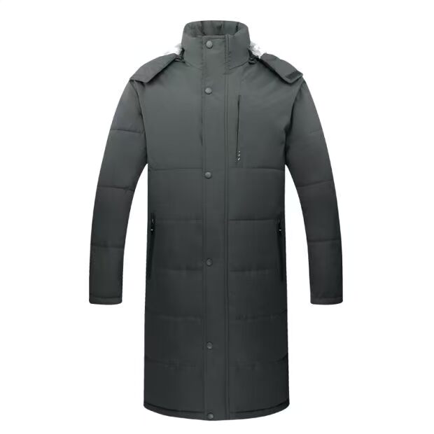 Áo khoác thể thao đội tuyển quốc gia nam và nữ trên đầu gối dài phần cotton trẻ em đào tạo mùa đông bóng đá thể thao mùa đông quần áo cotton áo phao dáng dài