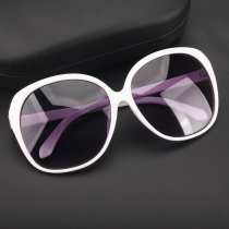 Conspicuic white sunglasses woman 2022 new elegant polarized ink mirror large frame fashion driving glasses anti-UV