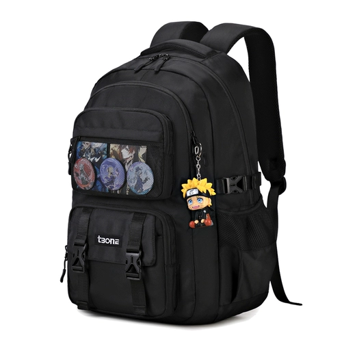 Большой ранец, вместительный и большой рюкзак со сниженной нагрузкой, для средней школы, защита позвоночника