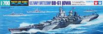 (Yunfan model)Tamiya 31616 1 700 WWII US Navy Battleship BB-61 Iowa