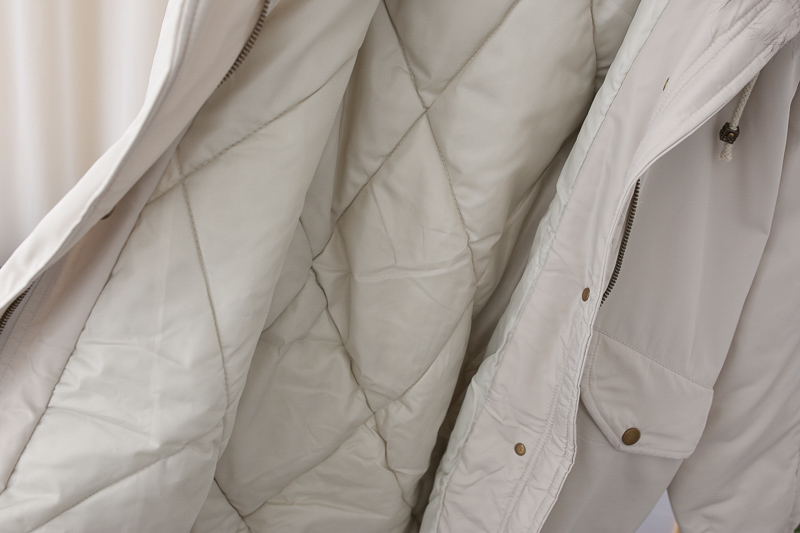 Mùa đông 2018 mới cộng với phân bón XL 200 pounds chất béo MM lớn lông cổ áo cotton phụ nữ rộng áo khoác cotton áo phao bomber nữ