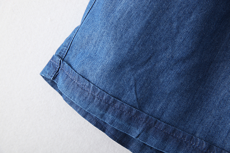 Cộng với phân bón XL ngày lụa denim quần short nữ 200 pounds chất béo mm18 mùa hè mặc quần áo dây rút đàn hồi eo chân rộng năm quần quần jean ống côn