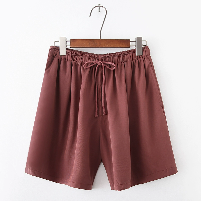 Mùa hè 2018 mới XL của phụ nữ béo mm220 kg chân rộng co giãn eo dây rút quần short váy quần thủy triều