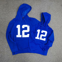 European and American Chauffers American rugby clothes hip hop hiphop big code mid-length sweatshirt gush goalkeeper for men and women