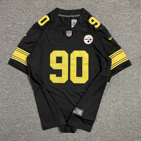 European and American large size hiphop jersey hip hop street dance embroidery retro street rugby uniform oversize skateboard T