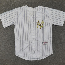 Plus size plus size American short-sleeved baseball clothing for men and women same style striped baseball clothing street dance hiphop jacket trendy