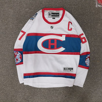 Tide-card hip-hop jersey male and female original sleeping street hiphop street dance loose with long sleeves big code ice hockey suit