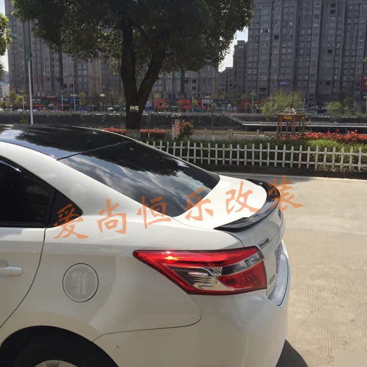 Vật liệu ABS 14-15 Toyota Vios cánh sau áp lực ngang loại cánh cố định cánh cố định sửa đổi cánh lướt gió Vios đặc biệt cánh gió đuôi xe hơi