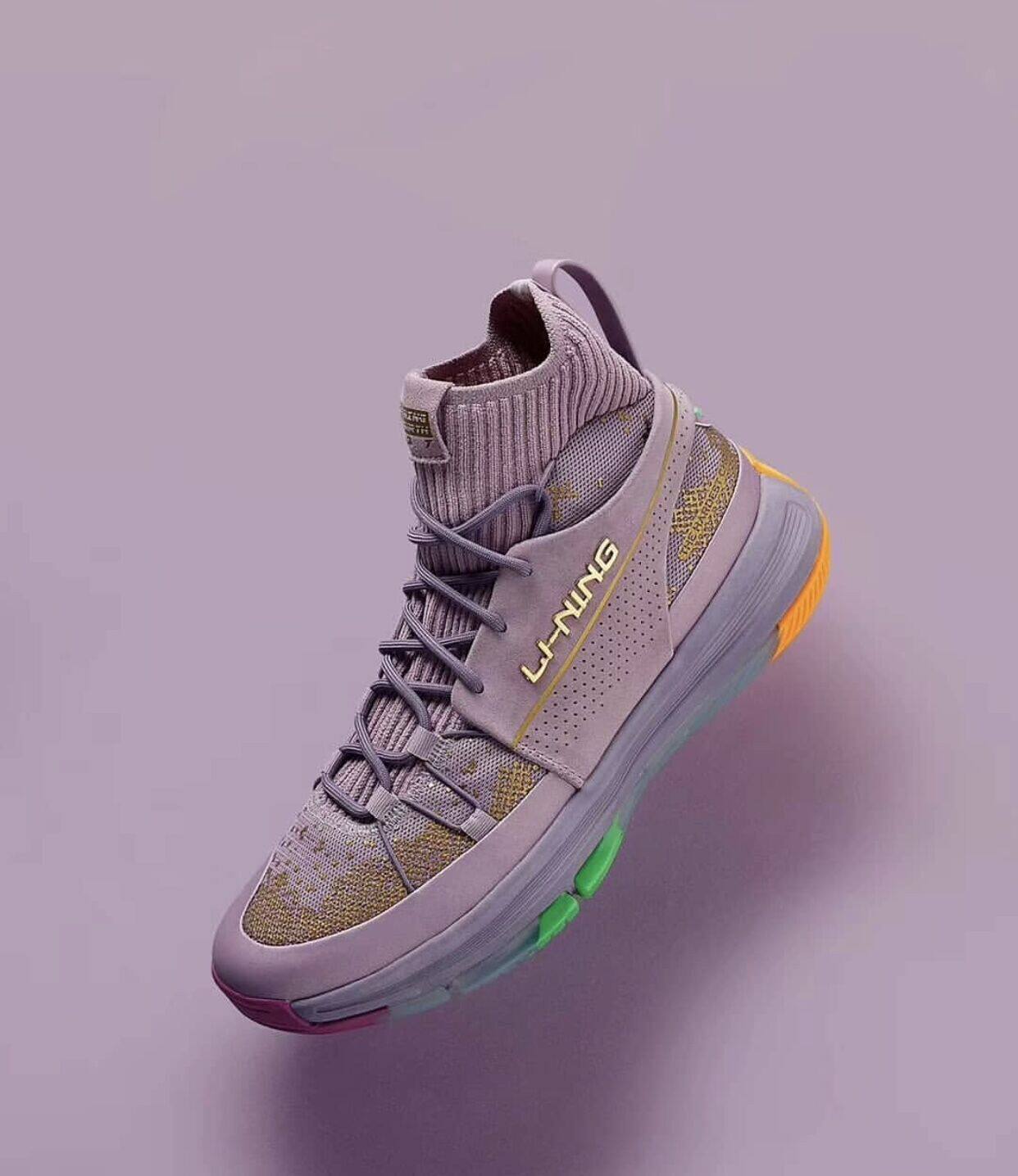 In the first year of Li Ning's 937, Long Lin Mianba co-branded high-level men's basketball cultural shoes ABPP035 AGBQ027