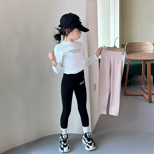 Детские леггинсы для принцессы, штаны, в западном стиле, осенние