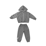 Осенний спортивный костюм для принцессы, осенняя спортивная толстовка, комплект, детская одежда