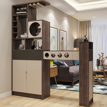 Retractable bar household wine cabinet modern simple bar partition cabinet bar cabinet living room dining room entrance cabinet