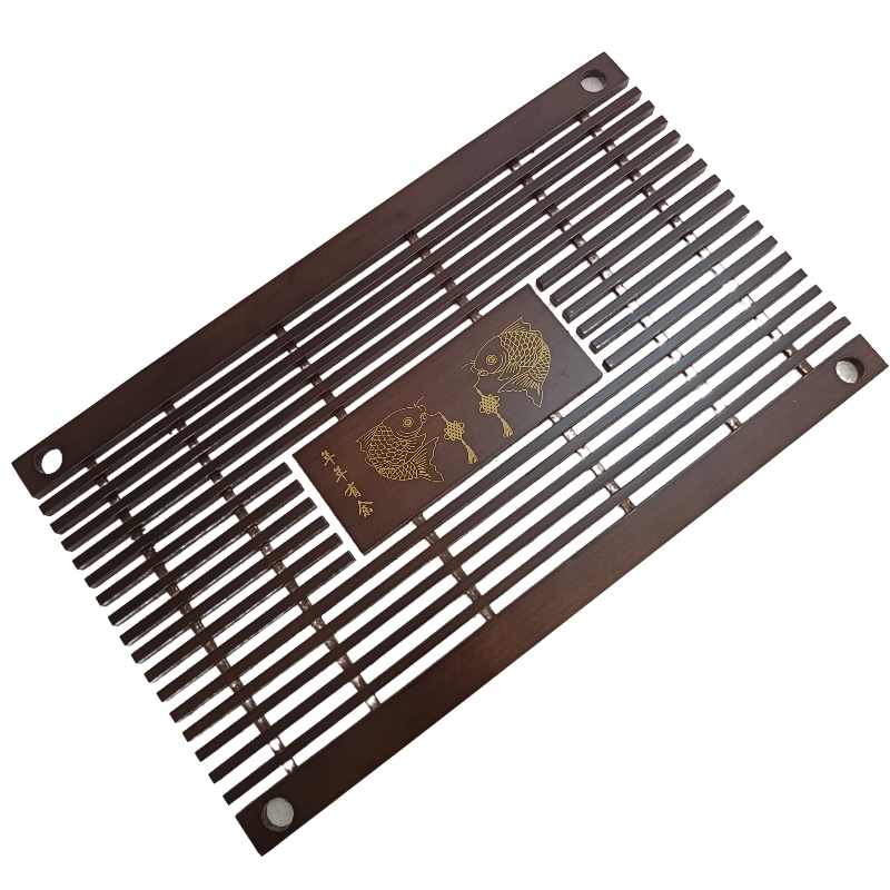 Tea Tray Panel with Middle Cover Without Water Tray Plastic Tray Tea Tray Solid Wood Tea Set Accessories 50.3*30cm Tea Tray Panel with Middle Cover Without Water Tray Plastic Tray Tea Tray Solid Wood Tea Set Accessories 50.3*30cm