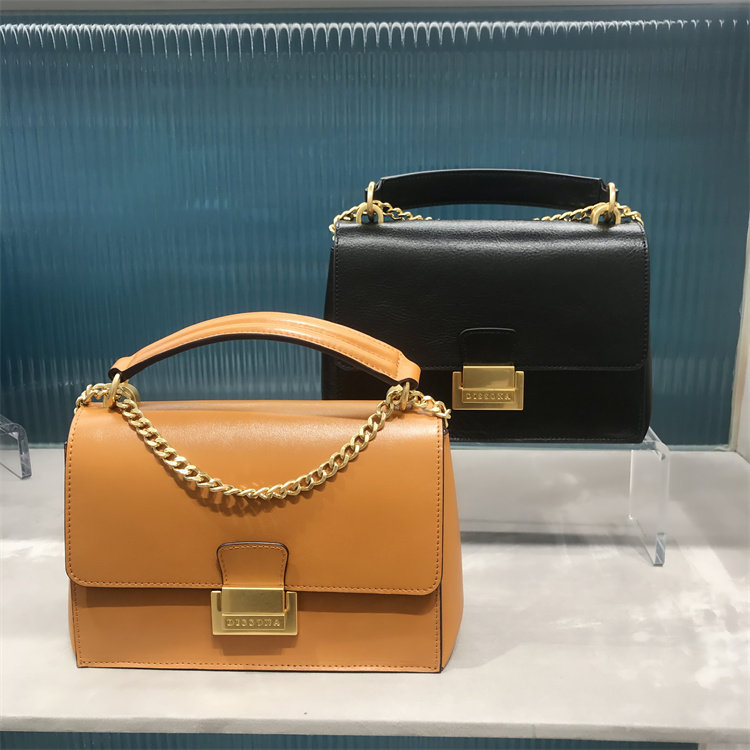 Di Sanna Woman Bag 2021 Special Cabinet New Genuine Leather Hand Single Shoulder Inclined Satchel Bag 8214018805