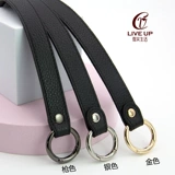 Черные кожаные бретели, аксессуар для сумки, портативная сумка на одно плечо, ручка, короткий браслет