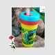 Chính hãng NUK cho bé Cốc uống nước chống sặc Trẻ sơ sinh Cốc rơm chống rơi 300ml Bình nước Ninja rùa đột biến dành cho thiếu niên - Cup / Table ware / mài / Phụ kiện