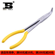 Persian tool lengthened bending mouth pliers 90 degrees Bending Nipper Pliers with tooth tip Mouth pliers lengthened pliers 