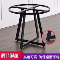 Wrought iron table frame bracket table stand table leg bracket office meeting round table marble table foot iron frame customized