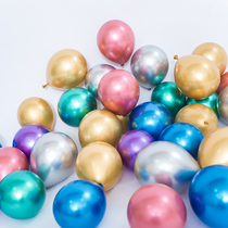 Net Red Metal Balloons 10 Inch Latex Balloons Children Adults Birthday Party Arrangement Gatherings Decorate Round Balloons