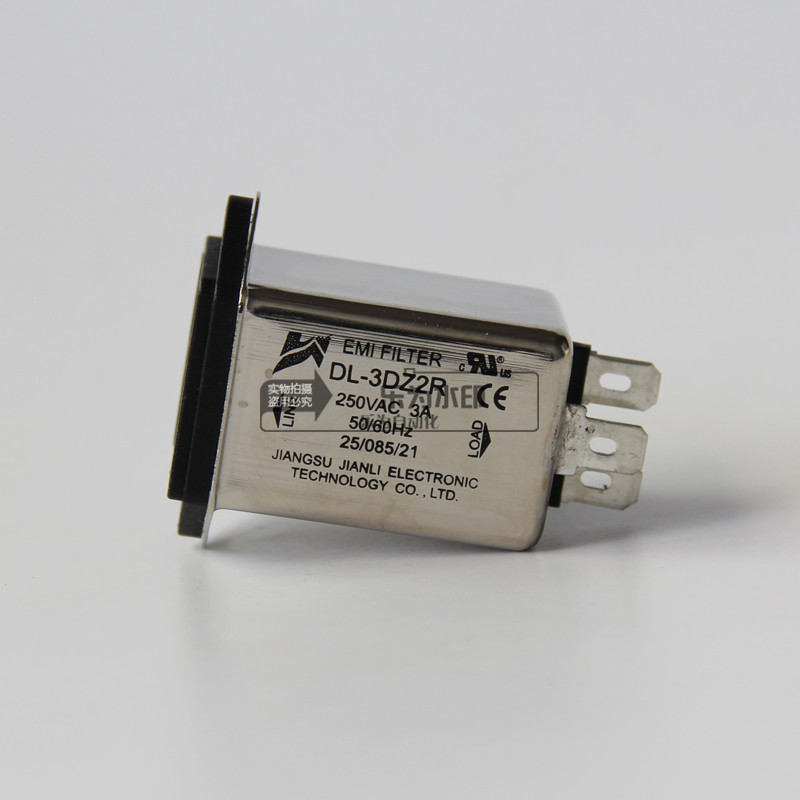 DL-3DZ2R 220V 3A Jianli single phase filter 250VAC socket type with insurance filter