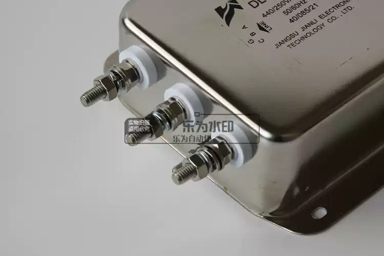 DL-40EB3 坚力 三相电源滤波器 440V/250VAC 40A 50/60Hz 滤波器-Taobao