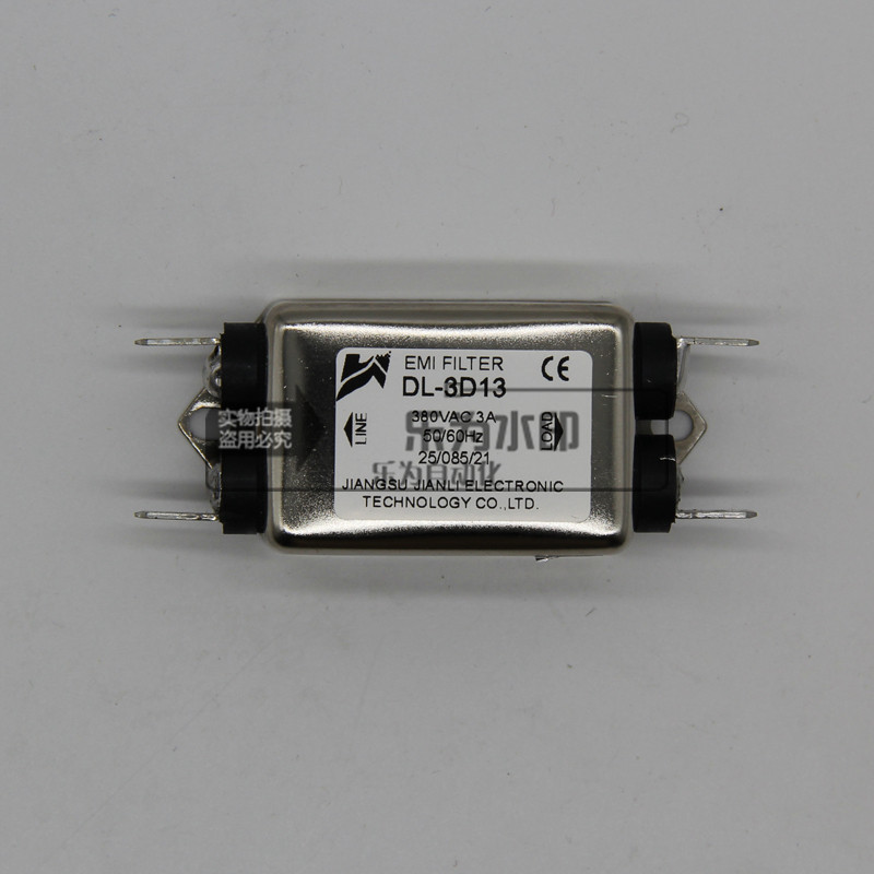 Three-phase power supply filter 380VAC 3A Jianli DL-3D13 Jianli filter