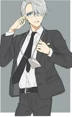 YURI YURI onICE Victor middot Nikiforov cosplay Universal black suit on ice