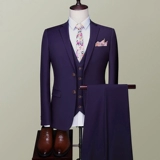 Трендовый комплект для отдыха, свадебное платье, пиджак классического кроя, облегающий крой, в корейском стиле