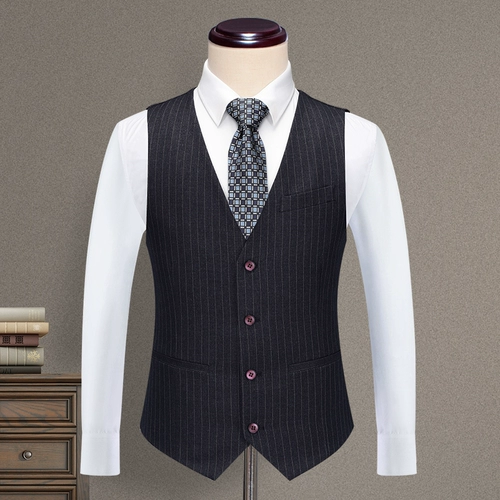 Костюм для отдыха, мужской модный жилет, в корейском стиле, облегающий крой