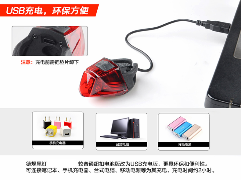 Eclairage pour vélo EASYDO - Taillights - Ref 2399538 Image 8