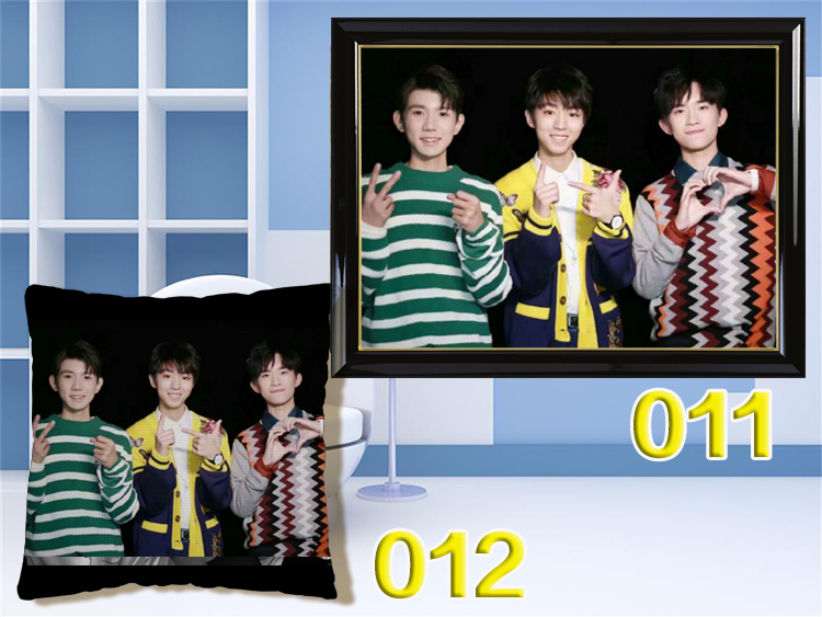 Tùy chỉnh làm kim cương sơn khâu ảnh 2019 nguồn mới Wangjun Kai Wang Xi Yi ngửi sao ảnh TFBoys - Công cụ & phụ kiện Cross-stitch tranh thêu chữ thập