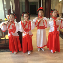 Childrens costumes Hanfu girls Chinese school boys three-character Jingles