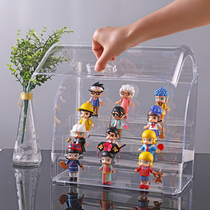 Bubble Mate Beech Jasmine Molly Blind Box Hand-held Acrylic Transparent Ladder Display Box Storage Display