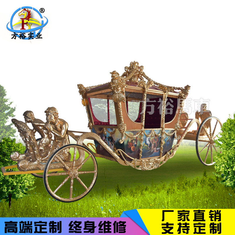 European sculpture carriage electric wedding celebration photograph wedding princess carriage film and television property sightseeing outdoor carriage