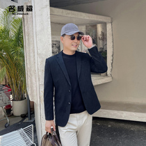 Middle-aged mens woolen suits middle-aged and elderly autumn and winter business leisure woolen jacket mens autumn single western coat