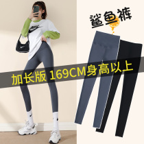 Long shark pants women wear leggings 2021 Spring and Autumn New High waist slim belly lift hip women Barbie pants