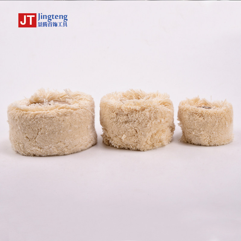 Wood core wire wheel line brushed emerald polished brush jade polished consumable wood core polished wheel jewellery polished gold and silver copper-Taobao