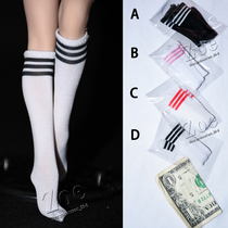 1 6 Female soldier student socks TBLeague phicen JO LAN plain body student socks KZSTP06