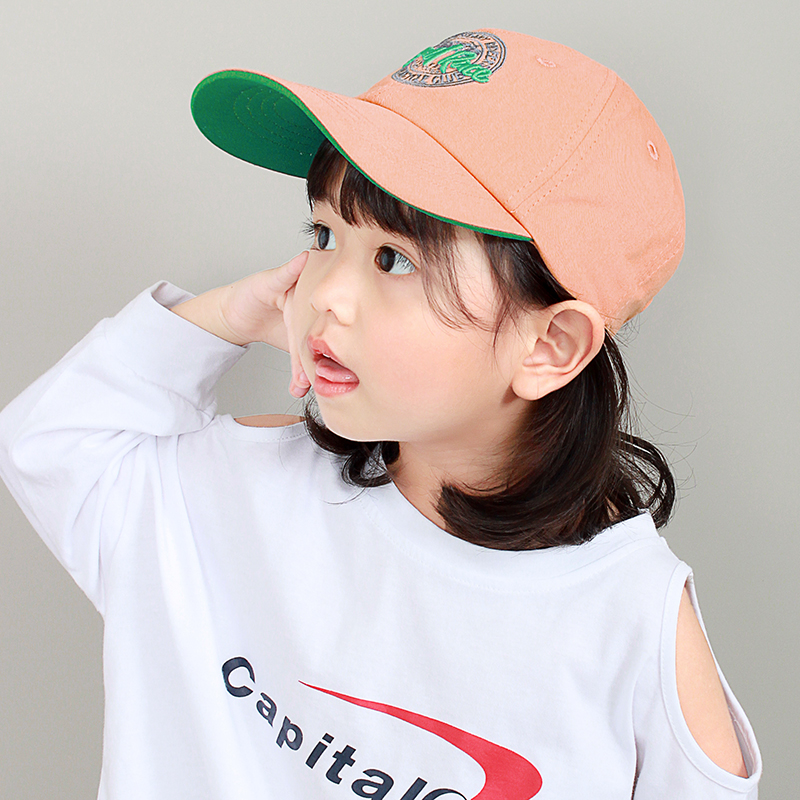 Baby peaked cap spring and autumn thin section cotton boys and girls children's sunshade sunscreen hat toddler hat baseball cap trendy