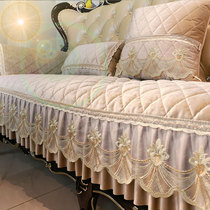 Eurostyle sofa cushions upscale luxury non-slip Four Seasons universal American light lavish luxurious courtex Princess Cushion Hood High-end
