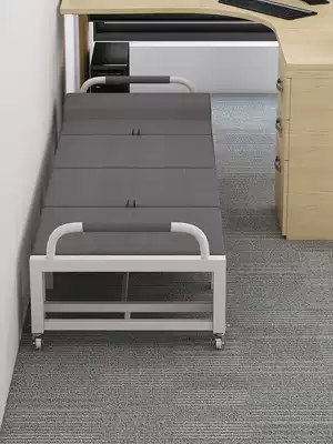 Lunch break folding bed portable single home sturdy durable reinforced escort bed simple office nap artifact