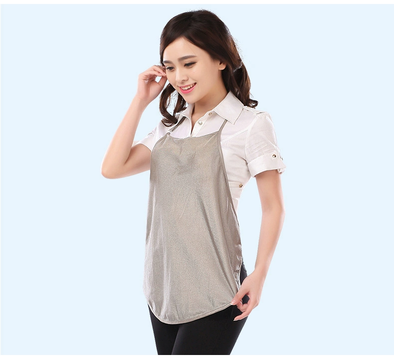Tình yêu nhà bức xạ phù hợp với bà bầu chính hãng mang thai sợi bạc bảo vệ quần áo đi làm tạp dề mặc tạp dề