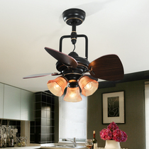 American retro ceiling fan lamp small size 24 inch restaurant bedroom fan lamp Nordic simple ceiling children fan lamp