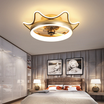 Fan lamp Ceiling fan lamp 2020 new ceiling fan lamp household integrated ultra-thin ceiling fan lamp