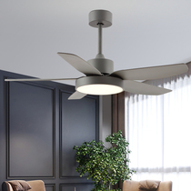 Fan lamp ceiling fan lamp living room dining room bedroom hotel home mute frequency conversion large air volume modern simple fan lamp